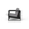 Modern Muskoka Slim 5 Piece Chair Set