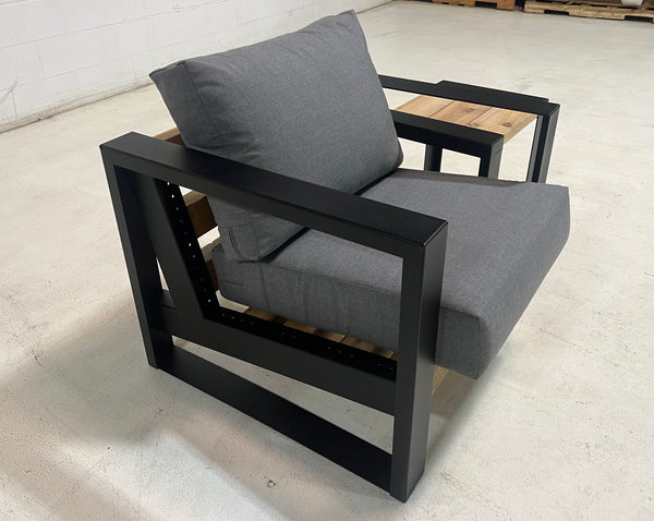 Modern Muskoka Slim Chair With End Table - 1219-114