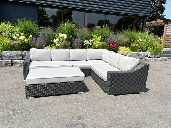 Tuscan Half Round Sectional Set - 0723-10