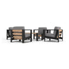 Modern Muskoka Slim 5 Piece Chair Set