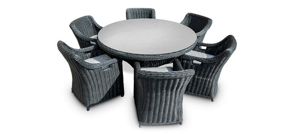 Westmount Dining Round Table Set (6 Chairs)