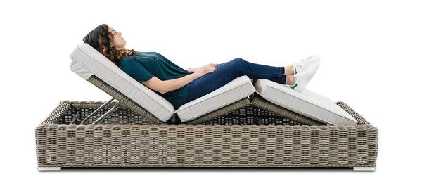 Single Lounger with adjustment